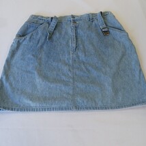 Faded Glory FG13-0542 Ladies Blue Cotton Denim Skirt Size 16 Waist 34" image 13