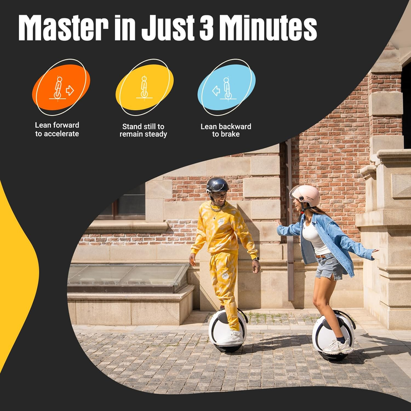 INMOTION E20 Electric Unicycle - 14 Inch Self-Balancing Electric One Wheel Porta Item image 2