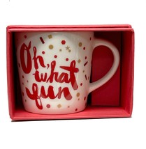 Starbucks Demi Oh What Fun Ceramic Espresso Cup Confetti Mug 3oz 2014 Ornament - £19.82 GBP