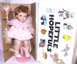 Little Hopefuls Full Porcelain Doll Nicole 15&quot; USA Laura Jane World Gallery - £19.37 GBP