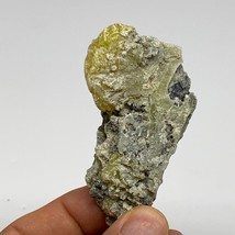 39.9g, 2.8&quot;x1.4&quot;x0.6&quot;, Rough Brucite Crystal Mineral Specimens @Pakistan, B27391 - £7.86 GBP