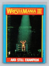 And Still Champion #56 1987 Topps WWF - £2.02 GBP