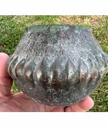 Old Hand Embossed Copper Metal Egyptian Vase Vessel Pot Middle Eastern A... - $928.17 MXN