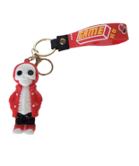 Gothic Skeleton Keychain Figure Backpack Purse Key Holder Charm 3-D Hall... - $198.61 MXN