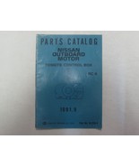 1991 Parties Catalogue Nissan Hors-Bord Moteur Télécommande Boite RC 4 M... - $26.55