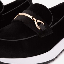 The Milan Black Leather Women Sneaker image 6