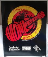 THE MONKEES - VINTAGE WORLD TOUR 1986 CONCERT PROGRAM BOOK - VG CONDITION - $15.00