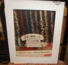 western electric / telephone / magazine ad - $9.00