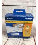 Brother Dk1201 Printer Label, Black/White, Labels/Roll: 400 - $16.10 CAD