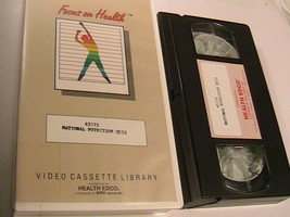 [M52] Vhs Tape - National Nutrition Quiz Health Edco - £32.75 GBP