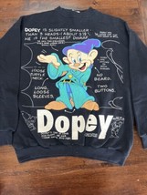 Disney 2007 Dopey Crewneck Sweater Snow White And The Seven Dwarfs - £15.25 GBP