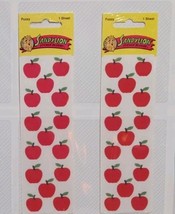 Vintage 1980s Sandylion 2pc Sheet Fuzzy Apple Stickers - $84.15