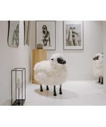 interoknack Corner Bench Living Room Home Decor Sheep Faux Fur Bench, Wh... - $55,435.50 MXN