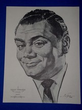 Ernest Borgnine Academy Award Oscar Portrait Print Vintage 1962 Volpe Marty - $227.89 MXN