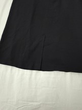 Sag Harbor Stretch Petite S72463 Women's Black Zip & Slit Pull-On Skirt Size 14P image 4