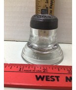 1 Rare clear Small Centennial Glass Bell 1776 1976 - $11.88