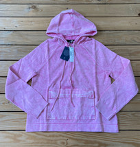 j crew NWT women’s half zip hoodie pullover sweatshirt size XS pink L4 - £28.48 GBP