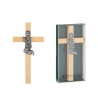 First Communion Gift - Wooden Cross Boy - New in Box - £10.54 GBP