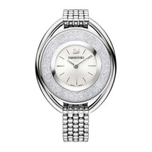 Swarovski 5181008 Crystalline Oval White Silver Tone Ladies Watch - £180.91 GBP
