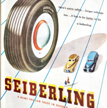 1947 Seiberling Tires Advertisement Special Service Deluxe Automobilia D... - $554.45 MXN