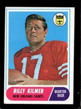 1968 TOPPS #186 BILLY KILMER VGEX SAINTS *X35847 - $6.86