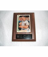 OLD VTG Will Clark plaque of the SF Giants - $20.00