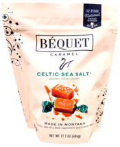 Béquet Celtic Sea Salt Caramels 17.1 Ounce Bag EXP 10/2026 - $24.61