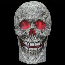 2ft Multi-color Skull Light Spooky Sound Halloween Haunted House Prop Decoration - £51.05 GBP