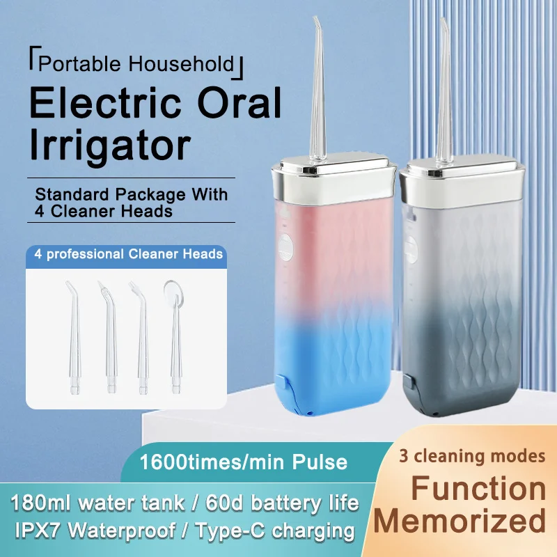 180ML Irrigator Dental Mouth Washing Machine Whitening Teeth 3 Modes - £29.54 GBP