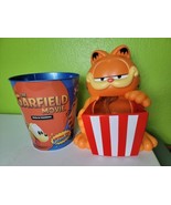 2 Garfield The Movie Large Popcorn Buckets Tin Cinemark Exclusive 2024 8... - £168.38 GBP
