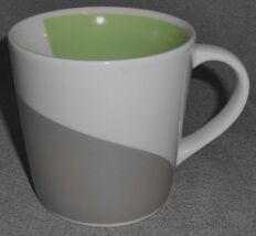 2005  Starbucks PASTEL COLORS - SILVER - GREEN 12 oz Coffee Mug - $14.84