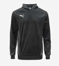Puma TeamGoal Training Hoodie Men&#39;s Sportswear Jacket Black Top NWT 6588... - $68.31