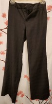Women’s Petites Banana Republic Black Subtle Plaid Bootcut Dress Pants S... - £31.87 GBP