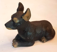 Brinn&#39;s Pittsburgh Australian Kelpie Figurine Paper Label VTG Porcelain Dog - £11.77 GBP