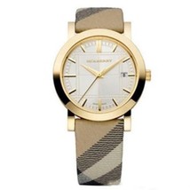 Burberry BU1399 Swiss Gold Tone Case Ladies Watch - £340.28 GBP