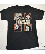 Beatles T-Shirt Unisex Black  Sz Med Vintage - $17.99 CAD