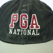 Imperial PGA NATIONAL Black Khaki 100% Cotton Pro Golf Cap Hat USA - $19.79