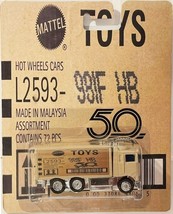 Gold Hiway Hauler  Custom Hot Wheels Car w/Real Riders HW Case Series - £92.89 GBP