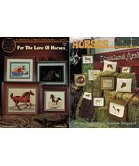 2X Love Of Horses &amp; Collection 2 Arabian Quarter Clydesdale Cross Stitch... - €12,92 EUR