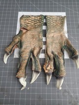 Vintage 1992 Jurassic Park Dilophosaurus Velociraptor Gloves Hands Costume Wow - £18.99 GBP