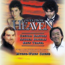 Andrea Bocelli, Cecilia Bartoli, Bryn Terfel: Voices from Heaven Audio CD 1998 - £4.70 GBP