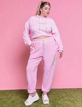 Barbie Sweater Hoodie &amp; Joggers Outfit Set Women&#39;s PLUS SIZE 0X sweatshi... - £50.83 GBP