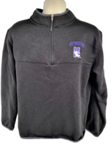 Northwestern University Wildcats Champion 1/4 Zip Size M Black - $26.68