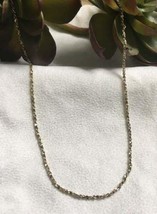 Vermeil 23.5&quot; Twisted Chain Necklace - £43.94 GBP