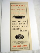 1945 South Africa Ad Rand Broom &amp; Brush Brushware - $7.99