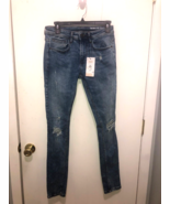 NEW Primark Super Skinny Low Rise Stretch Distresed Jeans 30X32 Actual i... - $13.46 CAD