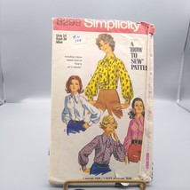 Vintage Sewing PATTERN Simplicity 8299, How to Sew 1969 Misses Blouse an... - $23.22