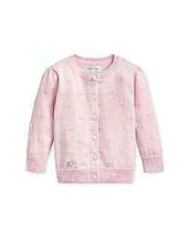 Ralph Lauren Girls Cotton Hearts Cardigan 9 Months - £23.18 GBP