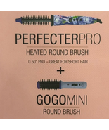 Calista Perfecter Pro Heated Round Brush + GoGo Mini Brush ( Iris Purple... - £55.02 GBP
