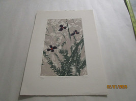 Floral Winter Haven 157/400 Signed 10 X 14 In Color Engraving Print - £38.27 GBP